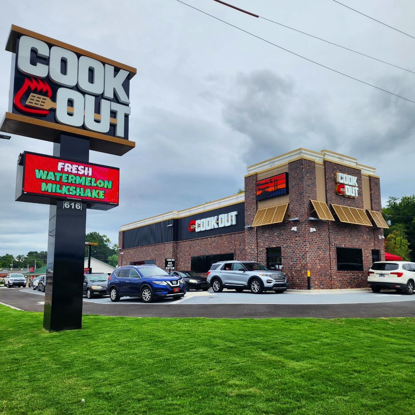Cook Out restaurant — Fresh Watermelon Milkshake