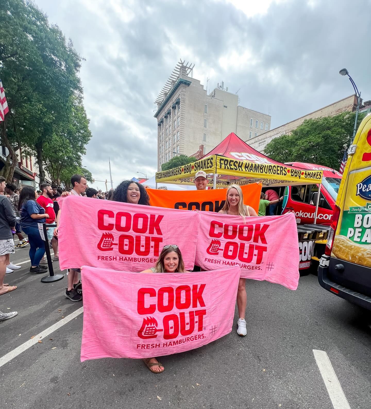 Cook Out team at community event